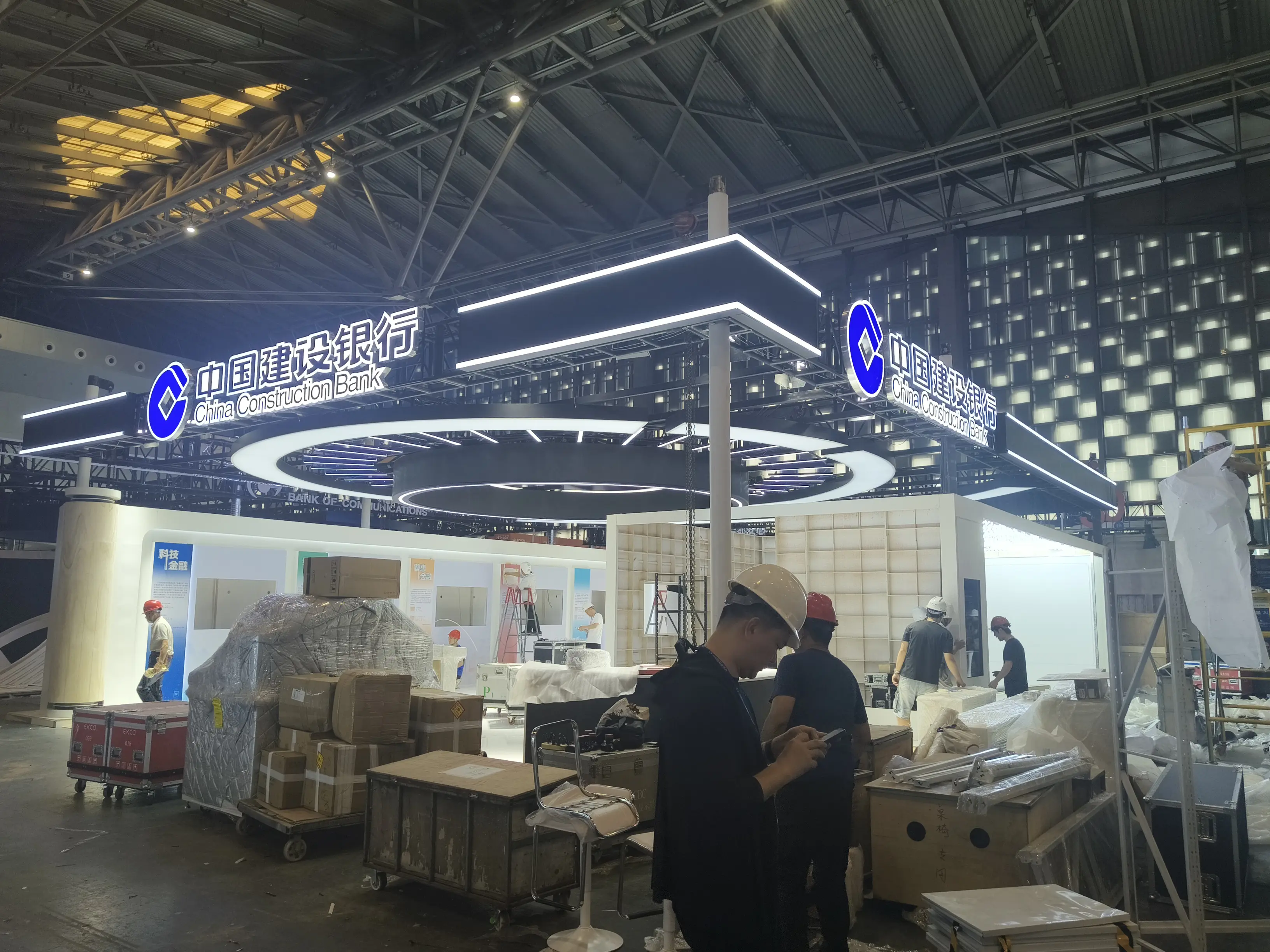 建设银行展览搭建